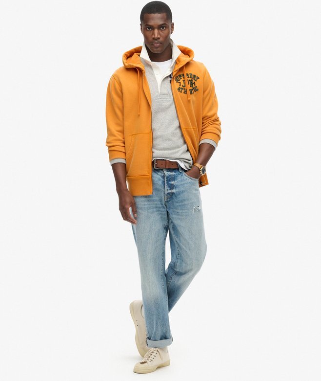 Bluza z kapturem Vintage Athletic Zip Bluza z kapturem Vintage Athletic Zip