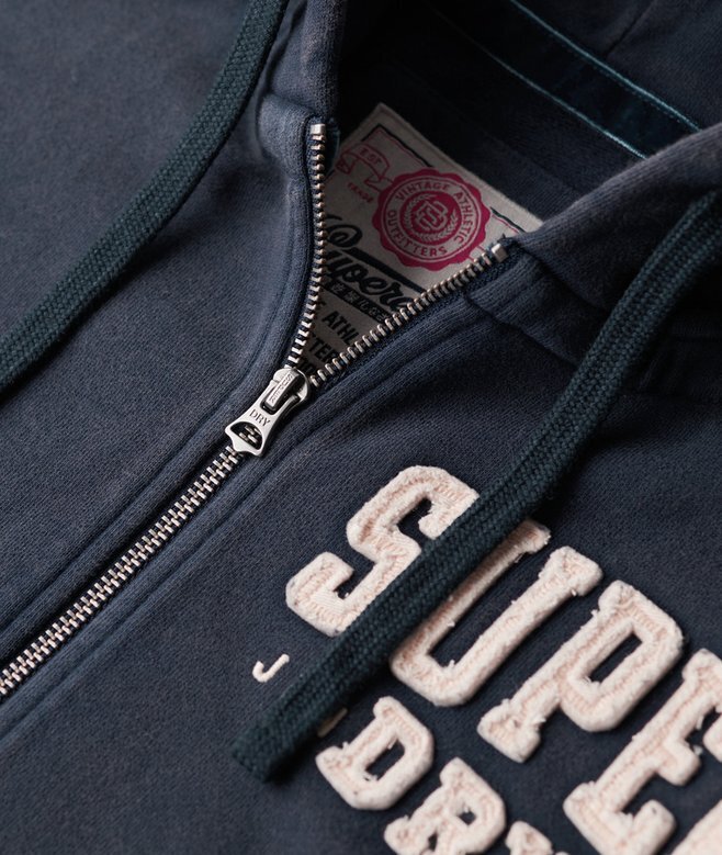Bluza z kapturem Vintage Athletic Zip Bluza z kapturem Vintage Athletic Zip