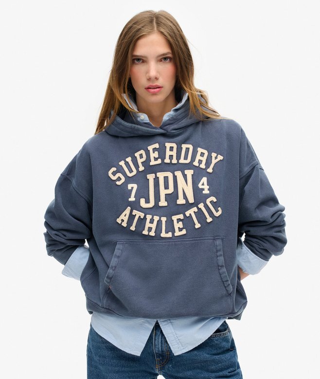 Bluza z kapturem z aplikacją Athletic Essentials Bluza z kapturem z aplikacją Athletic Essentials