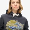 Bluza z kapturem z grafiką logo Tokyo Vintage