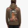 Bluza z kapturem z nadrukiem tatuażu Bluza z kapturem z nadrukiem tatuażu