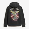 Bluza z kapturem z nadrukiem tatuażu Bluza z kapturem z nadrukiem tatuażu