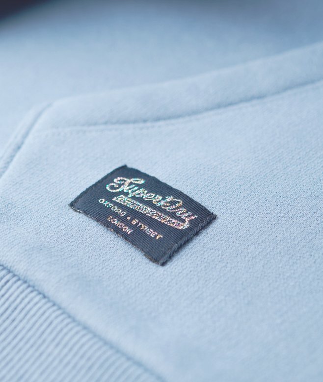 Bluza z kapturem z nadrukiem tęczowego logo Bluza z kapturem z nadrukiem tęczowego logo