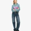 Bluza z kapturem z ozdobnym logo w stylu Vintage Bluza z kapturem z ozdobnym logo w stylu Vintage