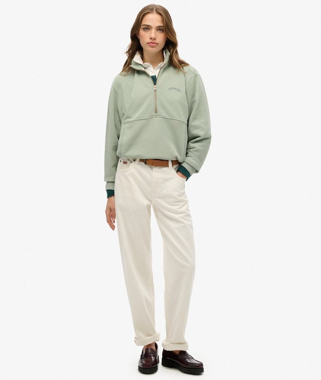 Bluza z logo Essential Oversized Half Zip Bluza z logo Essential Oversized Half Zip
