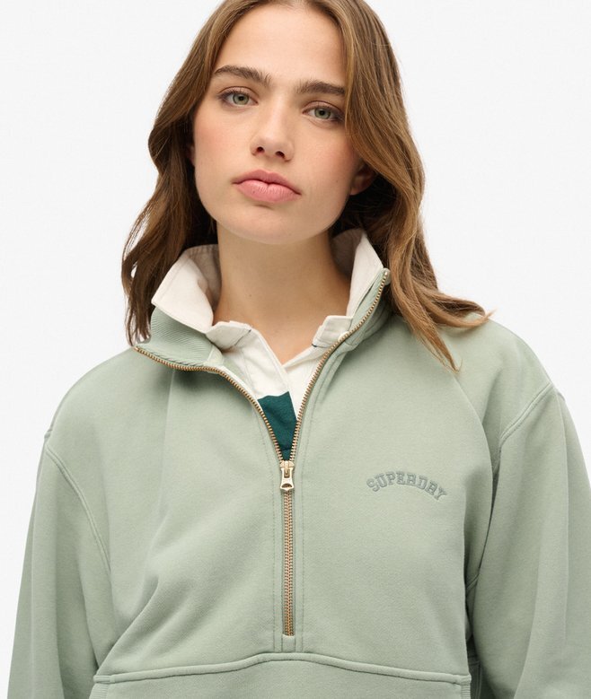 Bluza z logo Essential Oversized Half Zip Bluza z logo Essential Oversized Half Zip