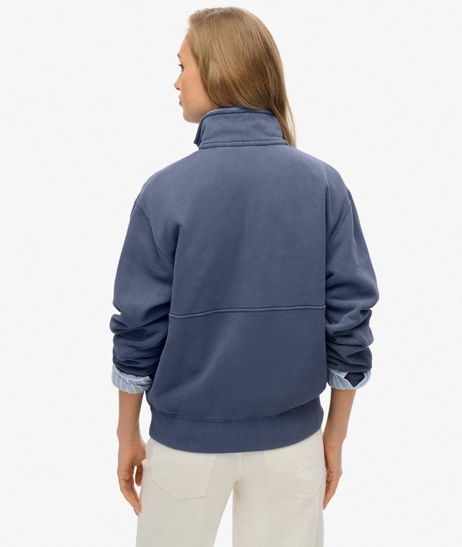 Bluza z logo Essential Oversized Half Zip Bluza z logo Essential Oversized Half Zip