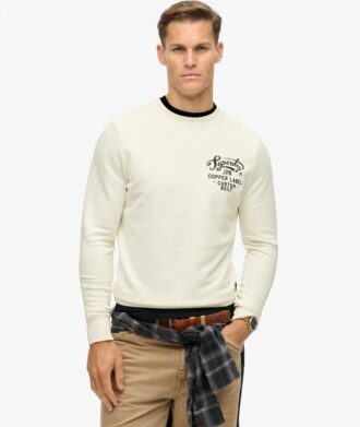 Bluza z okrągłym dekoltem i grafiką Copper Label