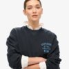Bluza z okrągłym dekoltem i luźnym krojem z serii Athletic Essentials