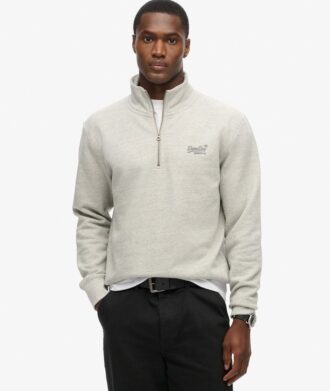 Bluza z półsuwakiem i logo Essential Bluza z półsuwakiem i logo Essential