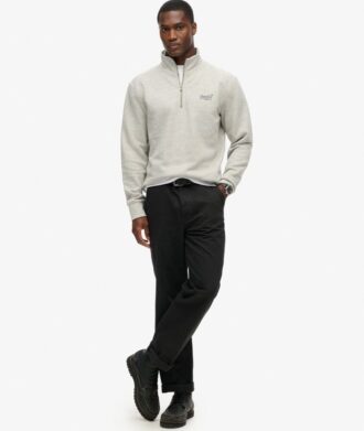 Bluza z półsuwakiem i logo Essential Bluza z półsuwakiem i logo Essential