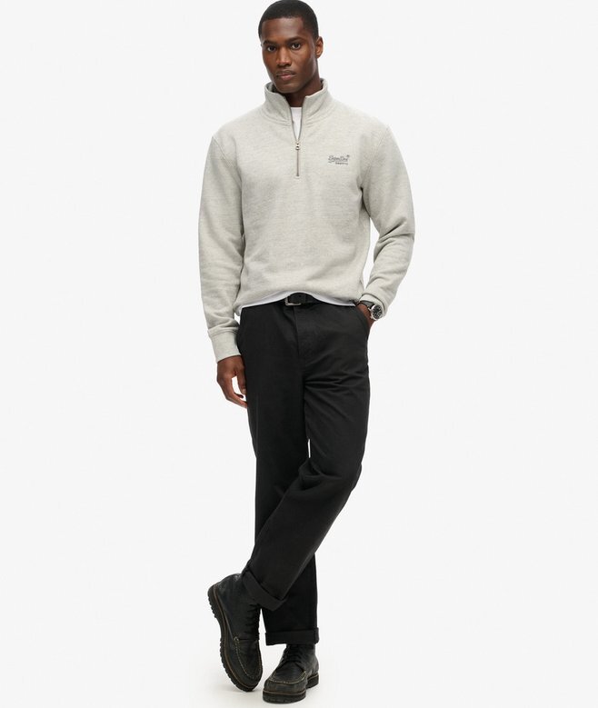 Bluza z półsuwakiem i logo Essential Bluza z półsuwakiem i logo Essential