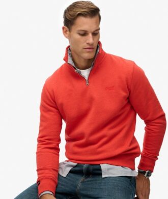 Bluza z półsuwakiem i logo Essential