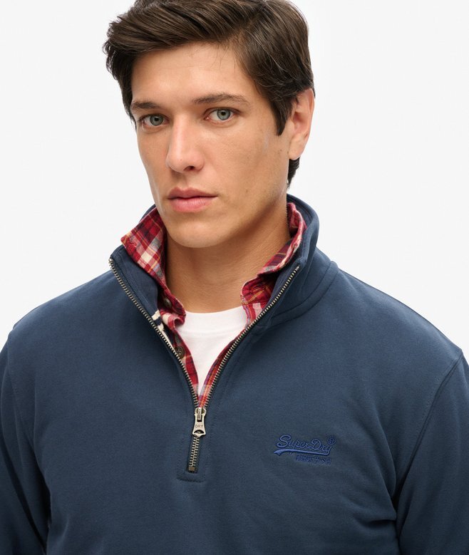 Bluza z półsuwakiem i logo Essential Bluza z półsuwakiem i logo Essential