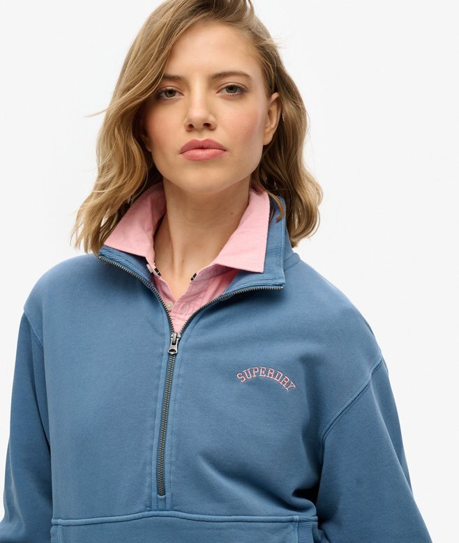 Bluza z półsuwakiem i logo Essential Bluza z półsuwakiem i logo Essential