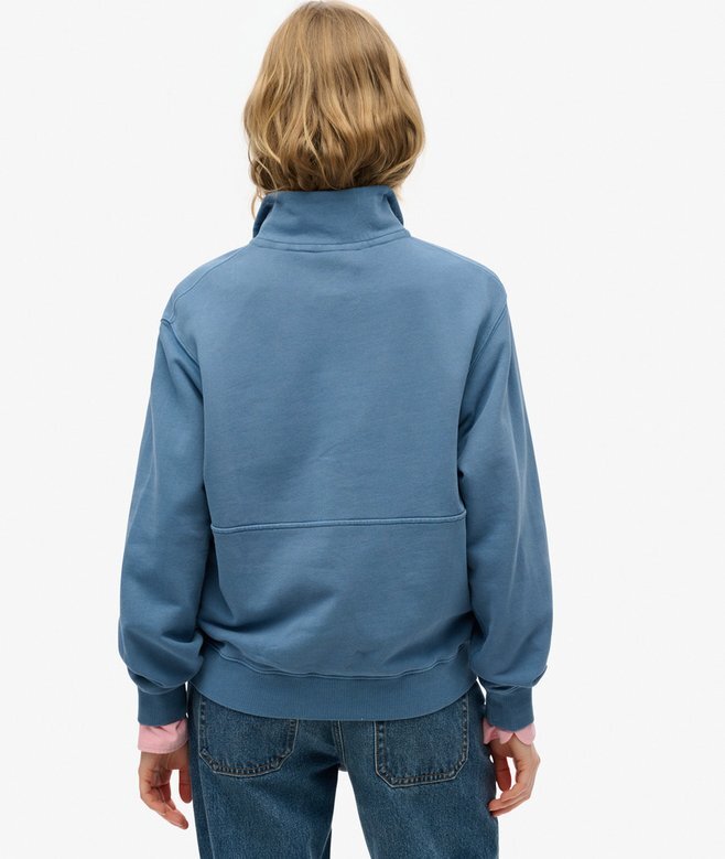 Bluza z półsuwakiem i logo Essential Bluza z półsuwakiem i logo Essential