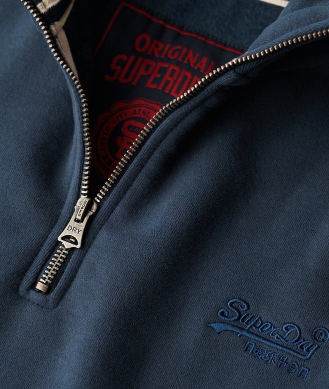 Bluza z półsuwakiem i logo Essential Bluza z półsuwakiem i logo Essential