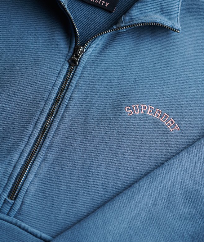 Bluza z półsuwakiem i logo Essential Bluza z półsuwakiem i logo Essential