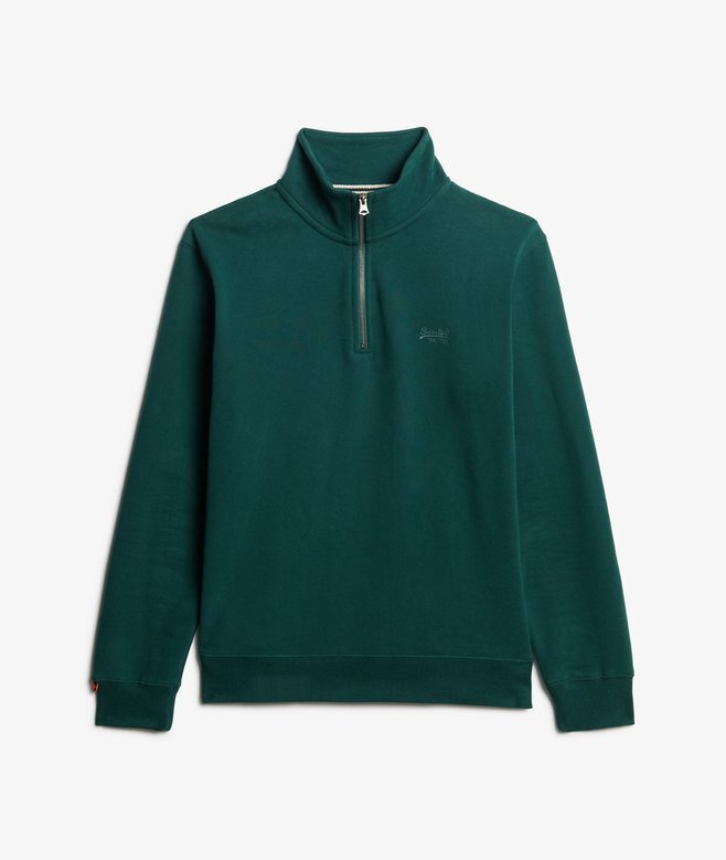 Bluza z półsuwakiem i logo Essential Bluza z półsuwakiem i logo Essential