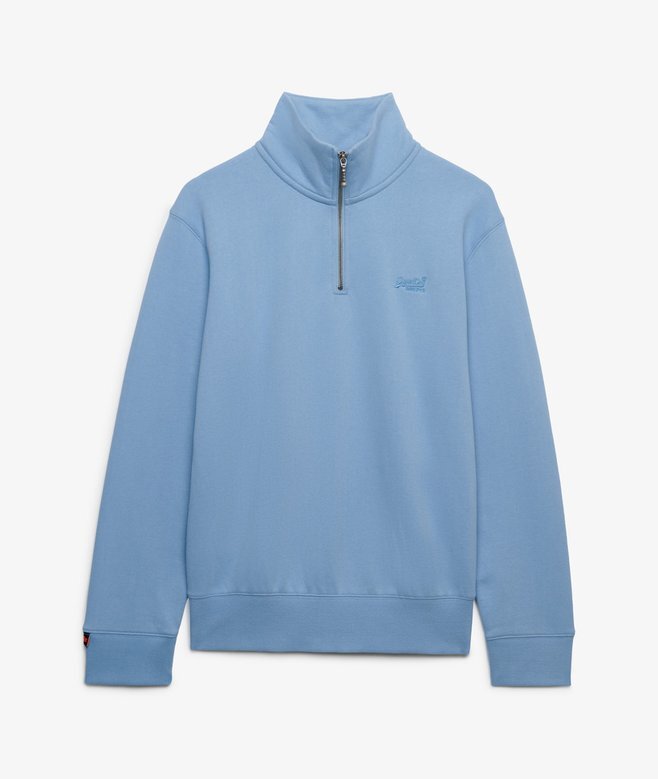 Bluza z półsuwakiem i logo Essential Bluza z półsuwakiem i logo Essential