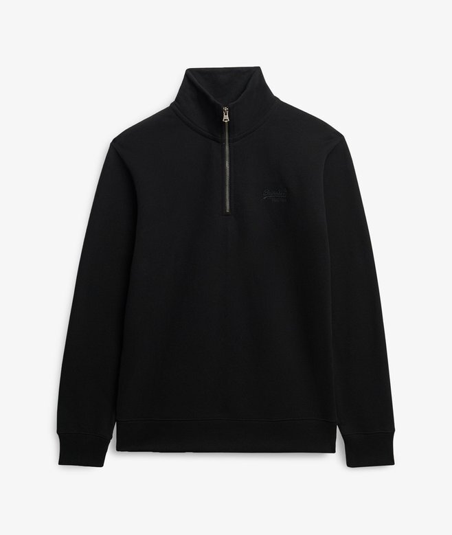 Bluza z półsuwakiem i logo Essential Bluza z półsuwakiem i logo Essential