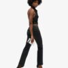 Bluzka z cowl neck i cekinami