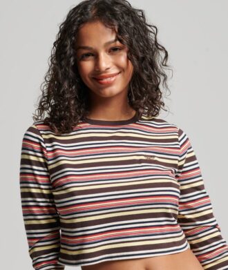 Bluzka z długim rękawem w stylu Vintage z Organic Cotton