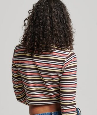 Bluzka z długim rękawem w stylu Vintage z Organic Cotton