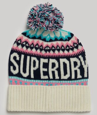 Czapka zimowa typu beanie w stylu Fairisle Czapka zimowa typu beanie w stylu Fairisle