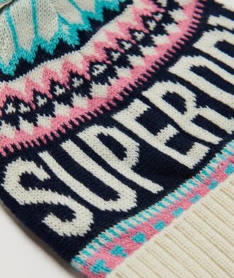 Czapka zimowa typu beanie w stylu Fairisle Czapka zimowa typu beanie w stylu Fairisle