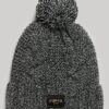 Czapka zimowa z dzianiny typu cable knit