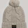 Czapka zimowa z dzianiny typu cable knit