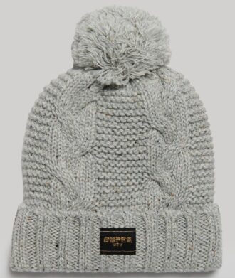 Czapka zimowa z dzianiny typu cable knit Czapka zimowa z dzianiny typu cable knit