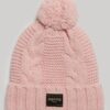 Czapka zimowa z dzianiny typu cable knit