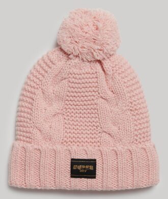 Czapka zimowa z dzianiny typu cable knit Czapka zimowa z dzianiny typu cable knit