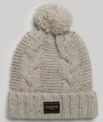 Czapka zimowa z dzianiny typu cable knit Czapka zimowa z dzianiny typu cable knit