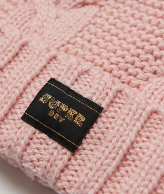 Czapka zimowa z dzianiny typu cable knit Czapka zimowa z dzianiny typu cable knit