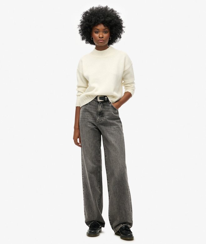 Dżinsy z szerokimi nogawkami z Organic Cotton Dżinsy z szerokimi nogawkami z Organic Cotton