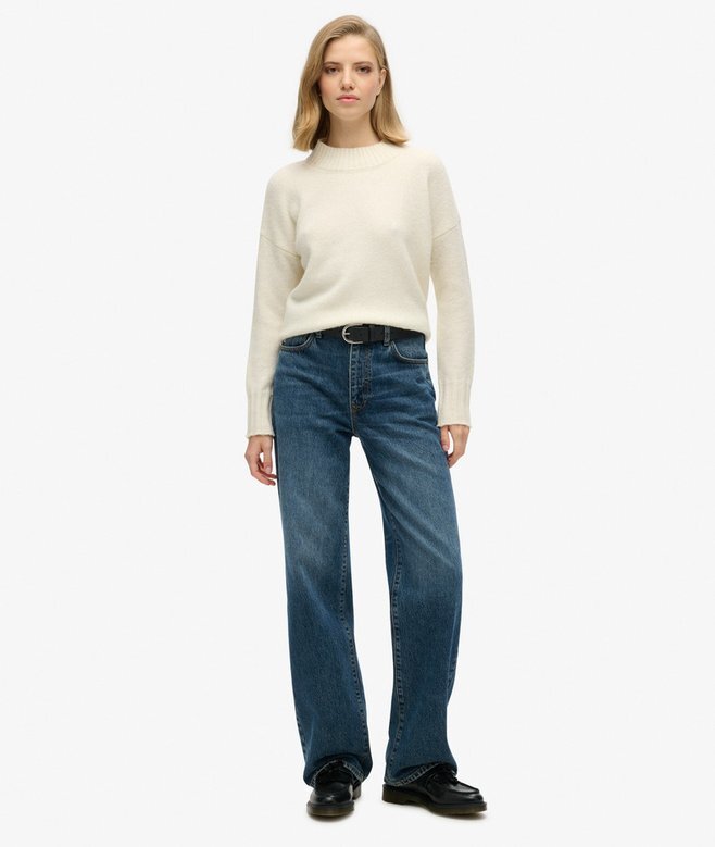 Dżinsy z szerokimi nogawkami z Organic Cotton Dżinsy z szerokimi nogawkami z Organic Cotton