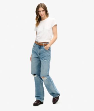 Dżinsy z szerokimi nogawkami z Organic Cotton Dżinsy z szerokimi nogawkami z Organic Cotton