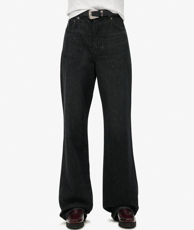 Dżinsy z szerokimi nogawkami z Organic Cotton Dżinsy z szerokimi nogawkami z Organic Cotton