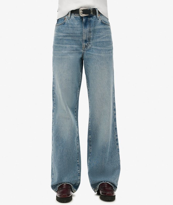 Dżinsy z szerokimi nogawkami z Organic Cotton Dżinsy z szerokimi nogawkami z Organic Cotton