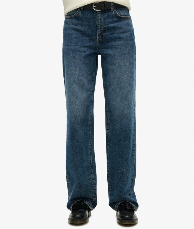 Dżinsy z szerokimi nogawkami z Organic Cotton Dżinsy z szerokimi nogawkami z Organic Cotton