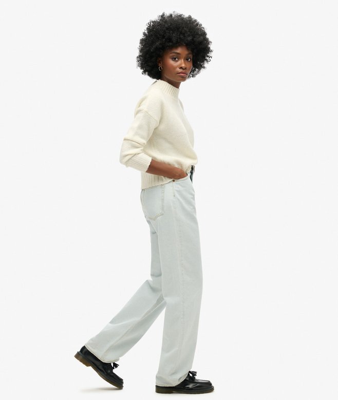 Dżinsy z szerokimi nogawkami z Organic Cotton Dżinsy z szerokimi nogawkami z Organic Cotton