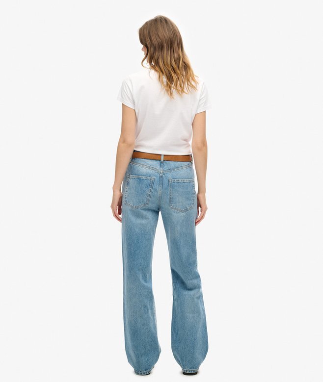 Dżinsy z szerokimi nogawkami z Organic Cotton Dżinsy z szerokimi nogawkami z Organic Cotton