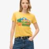 Dopasowany T-shirt w paski Outdoor Dopasowany T-shirt w paski Outdoor