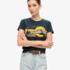 Dopasowany T-shirt w paski Outdoor Dopasowany T-shirt w paski Outdoor