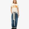 Dopasowany T-shirt w paski Outdoor Dopasowany T-shirt w paski Outdoor
