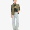 Dopasowany T-shirt w paski Outdoor Dopasowany T-shirt w paski Outdoor