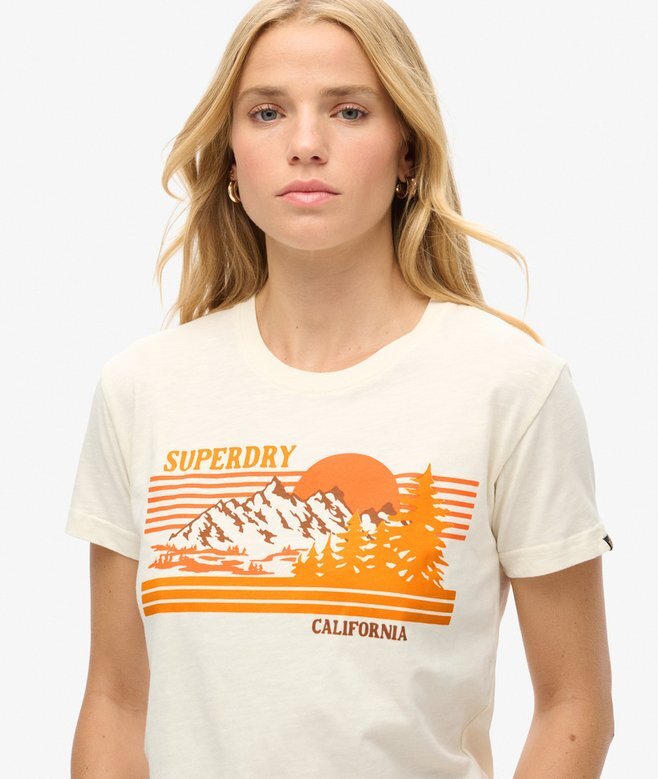 Dopasowany T-shirt w paski Outdoor Dopasowany T-shirt w paski Outdoor